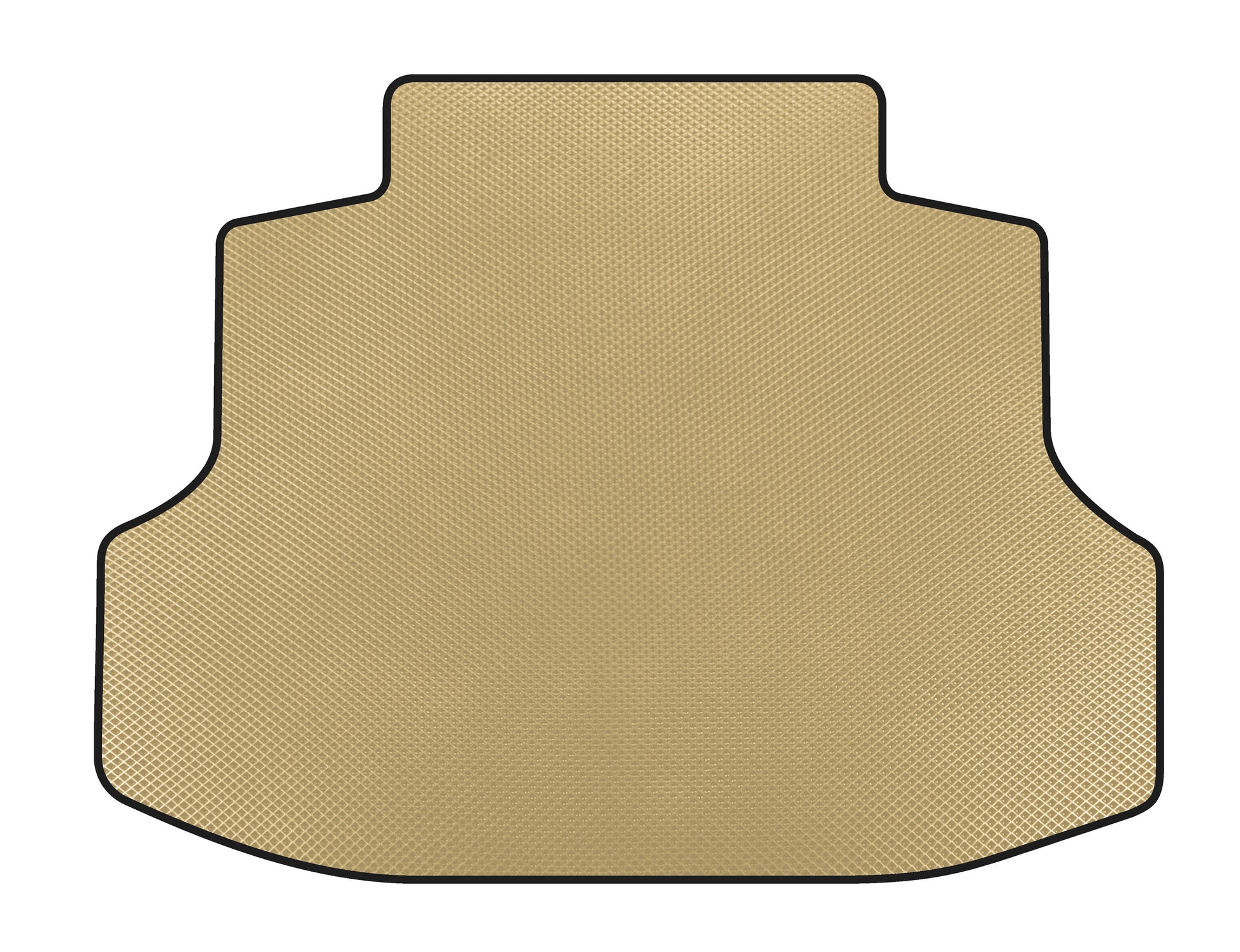 Trunk mat (SD, Beige) for Honda Civic Sedan VII 2001-2006 - image 1