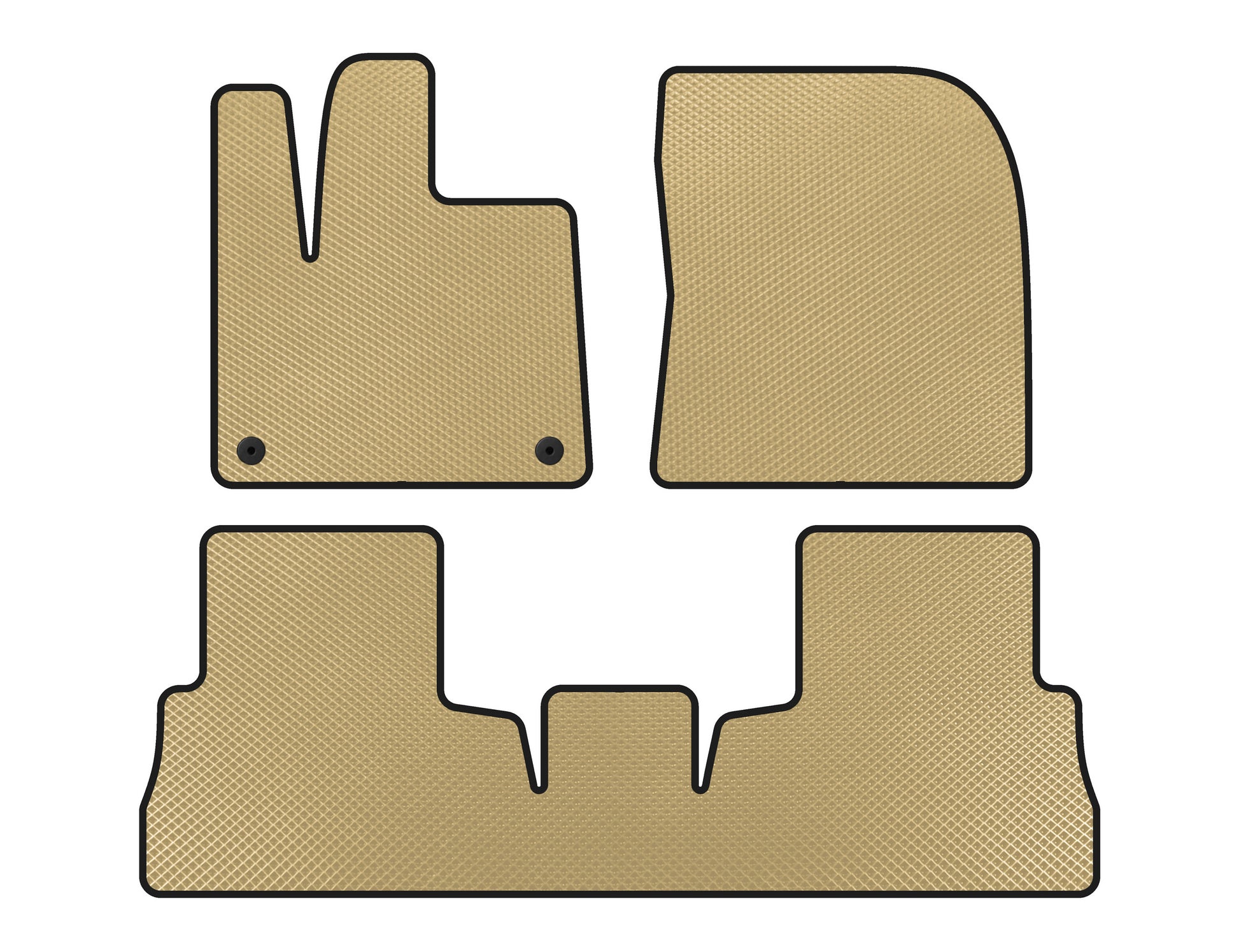 EVA Floor Mats (Beige) for Opel Combo 2019- - image 1
