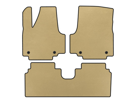 EVA Floor Mats (Electro, Beige) for Hyundai Ioniq 5 2021- - image 1