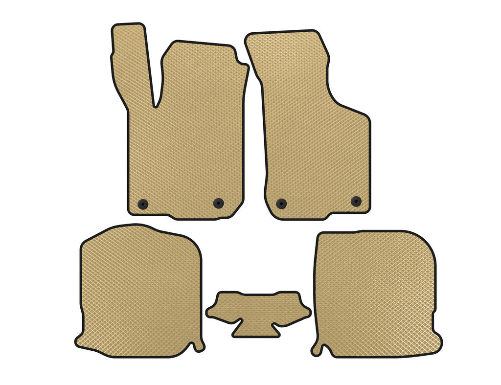 EVA Floor Mats (HB, 3-Door, Beige) for Audi A3 1996-2003 - image 1