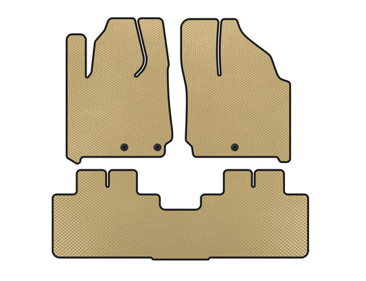 EVA Floor Mats (Beige) for Cadillac SRX 2010-2016 - image 1
