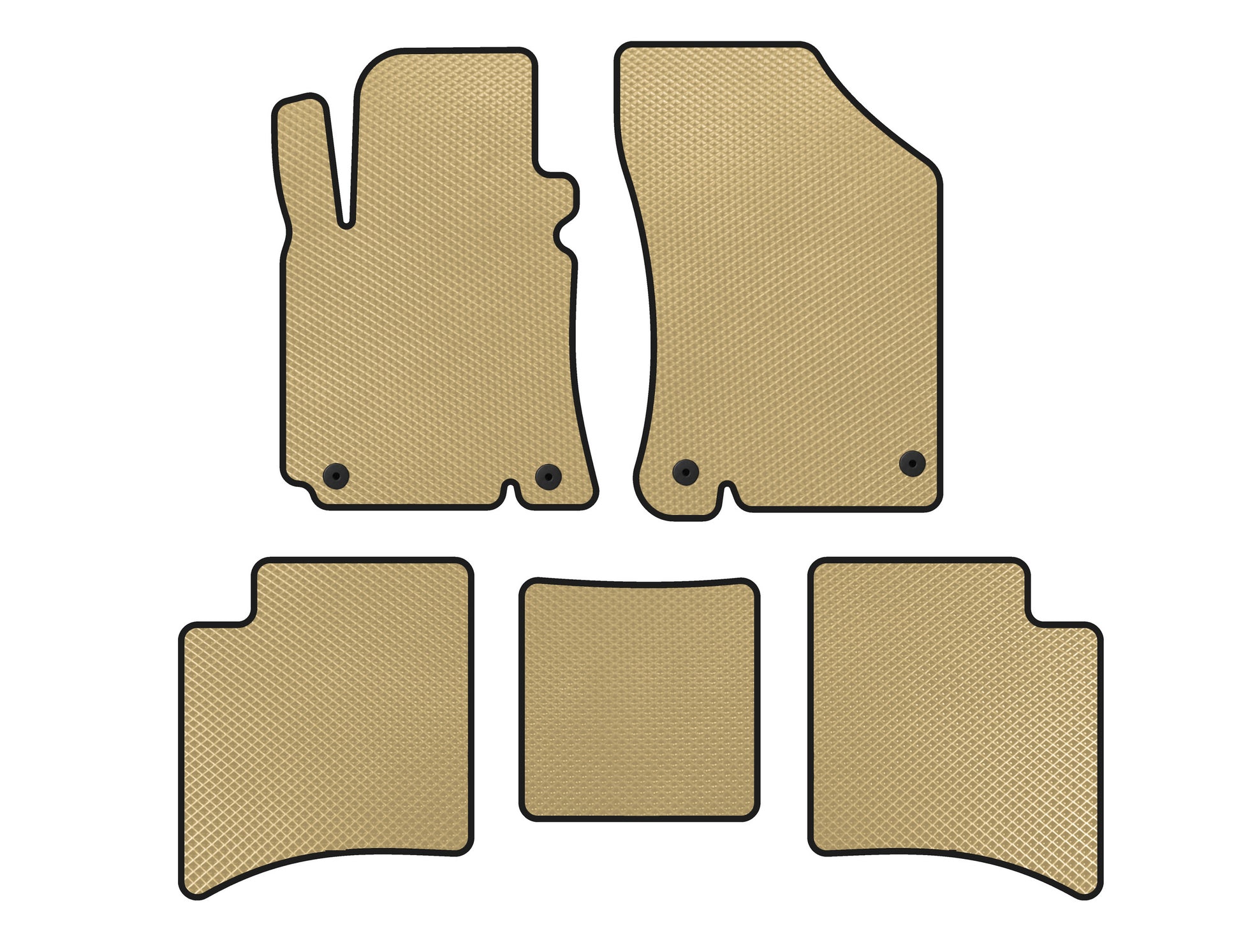EVA Floor Mats (Beige) for Geely MK Cross 2010-2016 - image 1