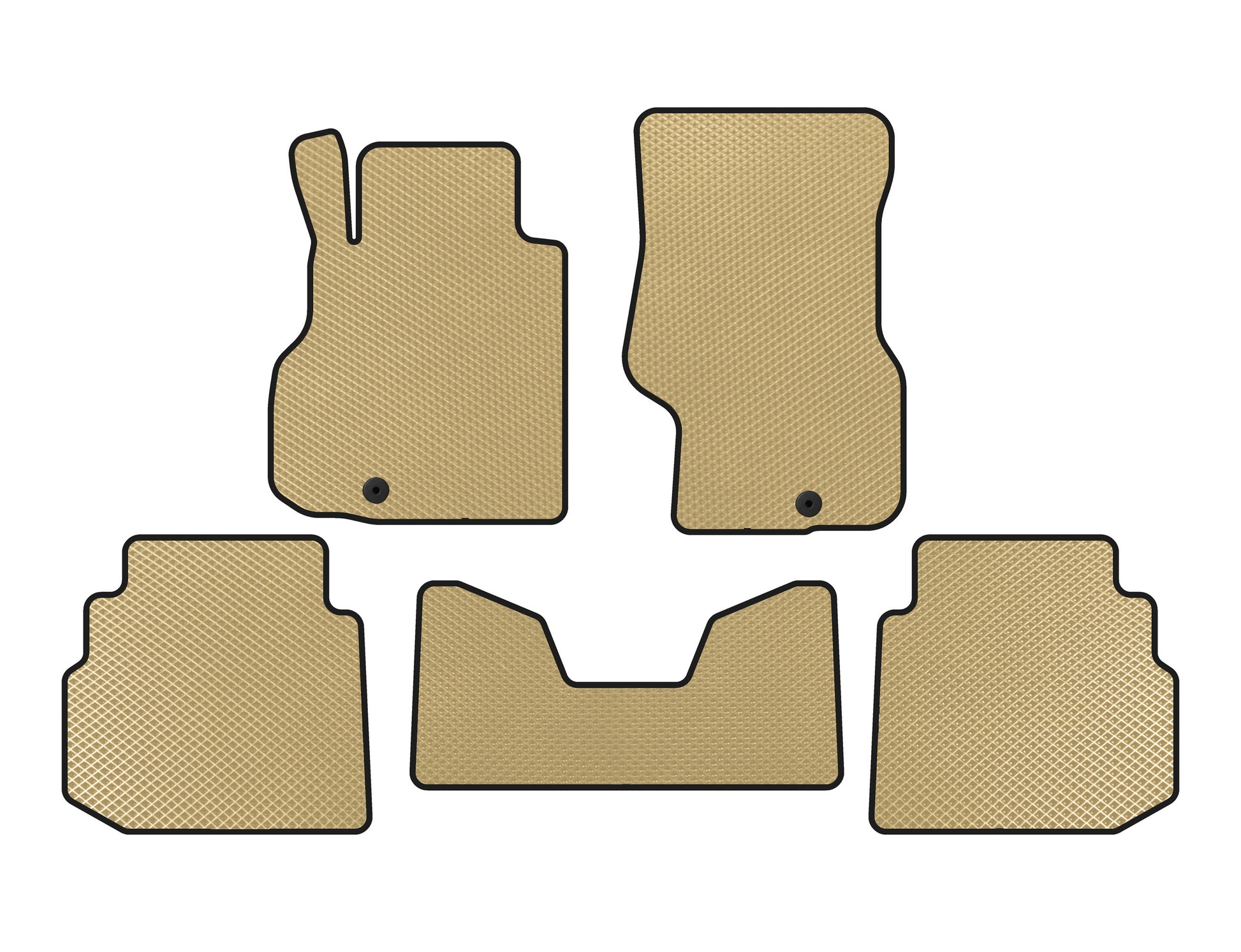 EVA Floor Mats (For M35/45, Beige) for Infinity M35/37/45 2003-2014 - image 1