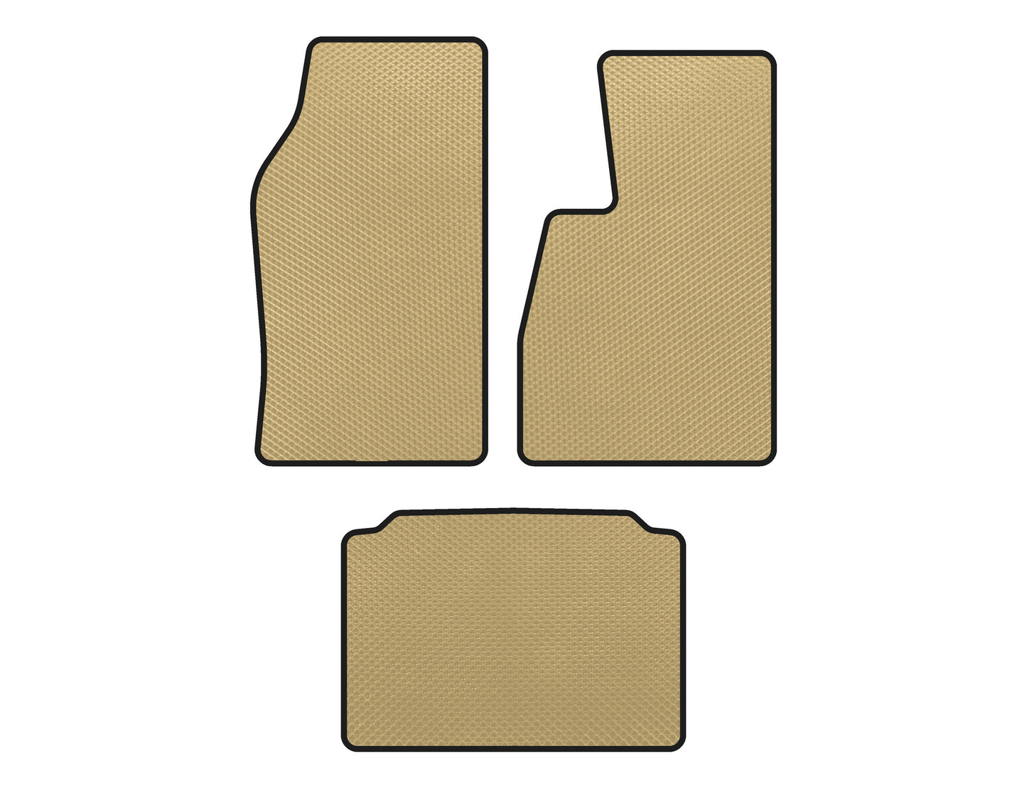 EVA Car Mats (Right-Hand Drive, Beige) for Jeep Grand Cherokee WK 2004-2010 - image 1