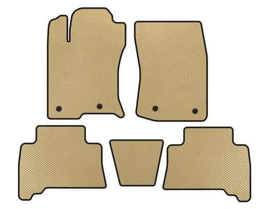EVA Floor Mats (2009-2014, Beige) for Toyota 4Runner 2009-2024 - image 1