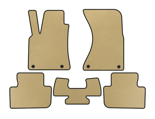 EVA Floor Mats (2014-2018, Beige) for Porsche Macan 2014-2024 - image 1