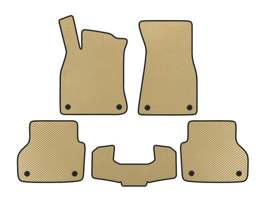EVA Floor Mats V1 (Beige) for Audi A6 C8 2018–2025 - image 1