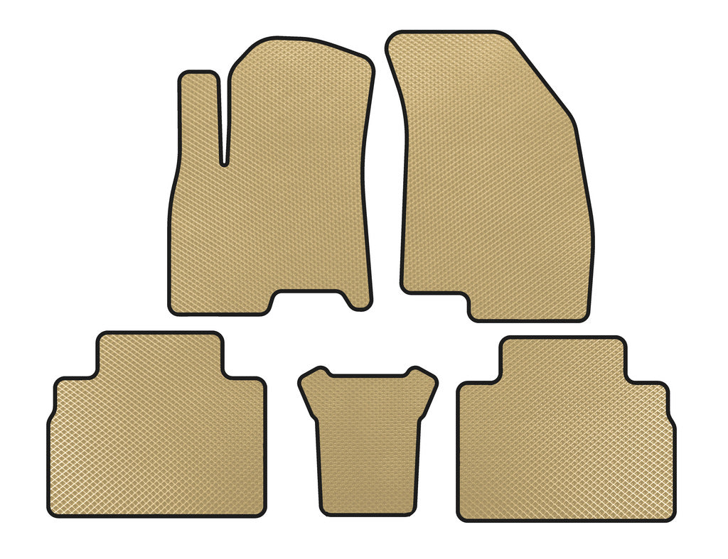 EVA Floor Mats (Beige) for Chery Tiggo 8 2017- - image 1