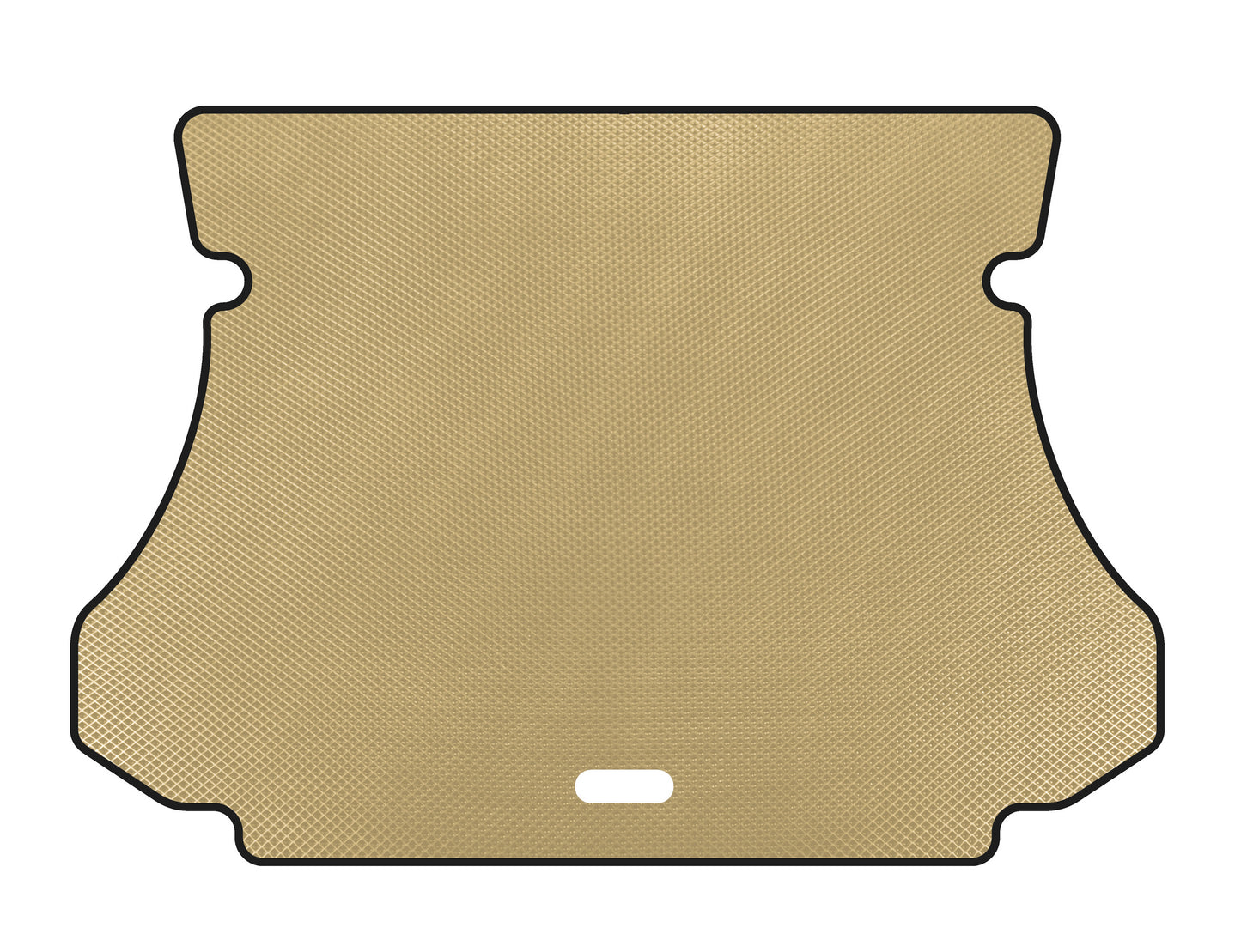 Trunk mat (Beige) for Hyundai Santa Fe 1 2000-2006 - image 1