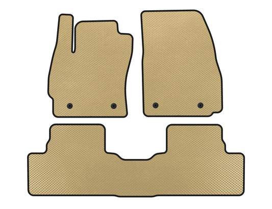 EVA Floor Mats (2 Rows, Beige) for Mazda 5 2010-2018 - image 1