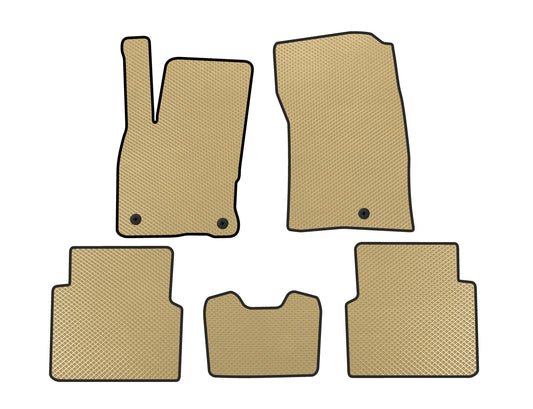 EVA Floor Mats (For Kuga, Beige) for Ford Kuga/Escape 2019- - image 1