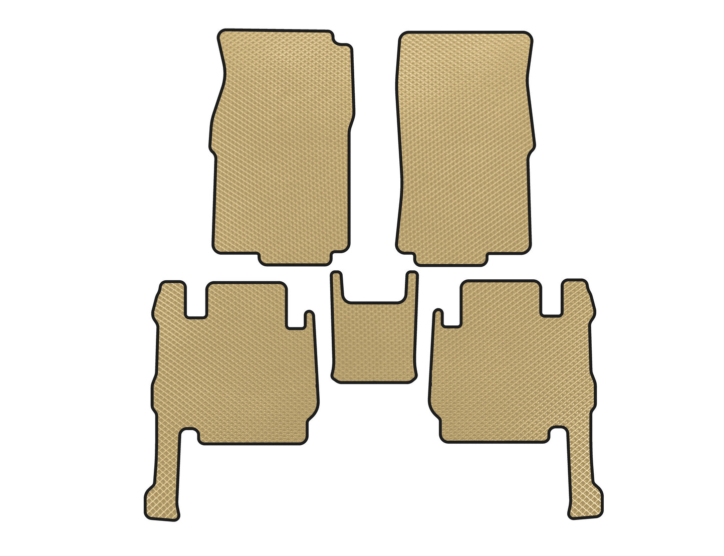 EVA Floor Mats (Beige) for GreatWall Wingle 5 2006- - image 1