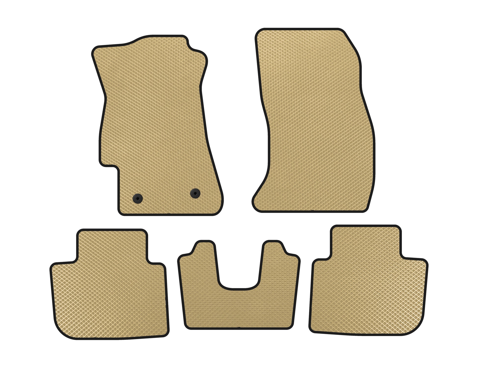 EVA Floor Mats (2011-2016, Beige) for Subaru XV 2011-2017 - image 1