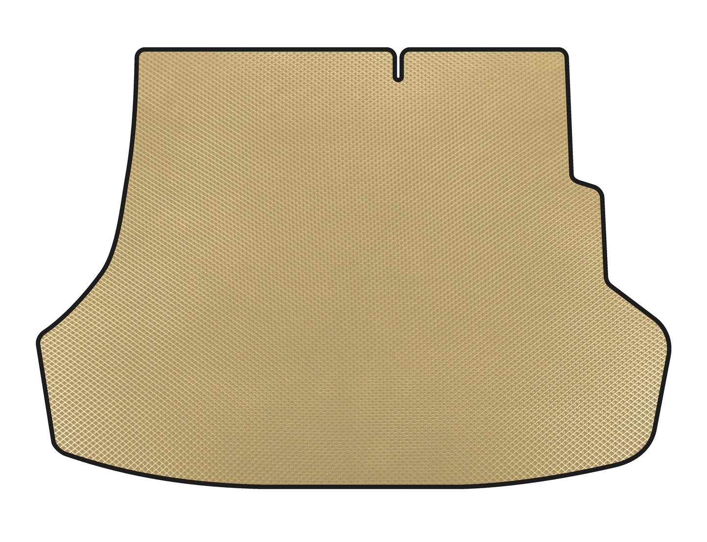 Trunk Mat (2010-2017, SD, Beige) for Hyundai Accent 2011-2017 - image 1