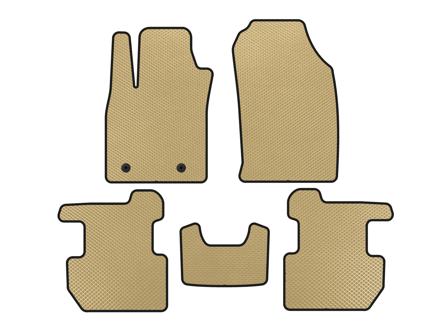 EVA Floor Mats (2018-2022, Beige) for Ford Ecosport 2013-2022 - image 1