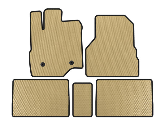 EVA Floor Mats (Beige) for GMC Terrain 2009-2017 - image 1