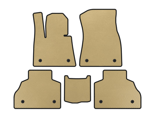 EVA Floor Mats (2 Rows, Beige) for BMW X7 G07 2019- - image 1