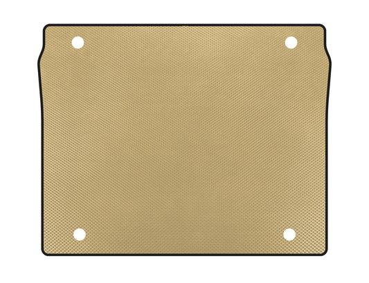 Trunk Mat (5-Seater/Short Wheelbase, Beige) for Fiat Doblo II 2010-2022 - image 1