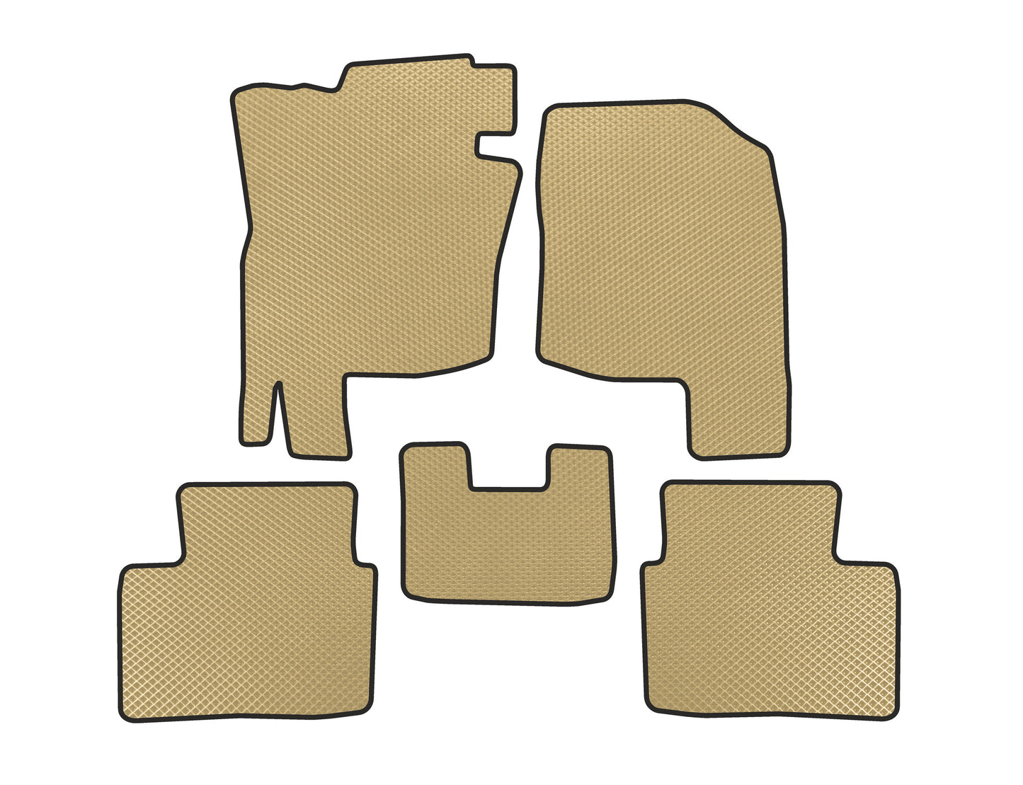 EVA Floor Mats (Beige) for Hyundai Lafesta 2018- - image 1