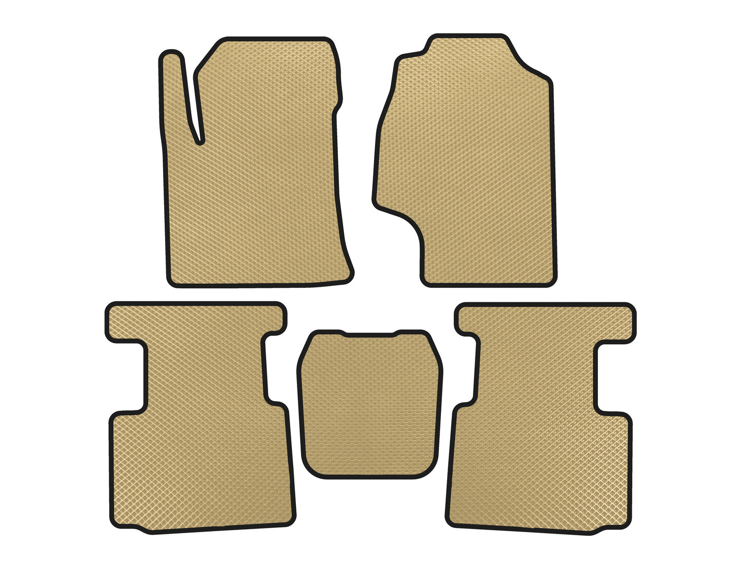 EVA Floor Mats (Beige) for GreatWall Haval H2 2014-2021 - image 1