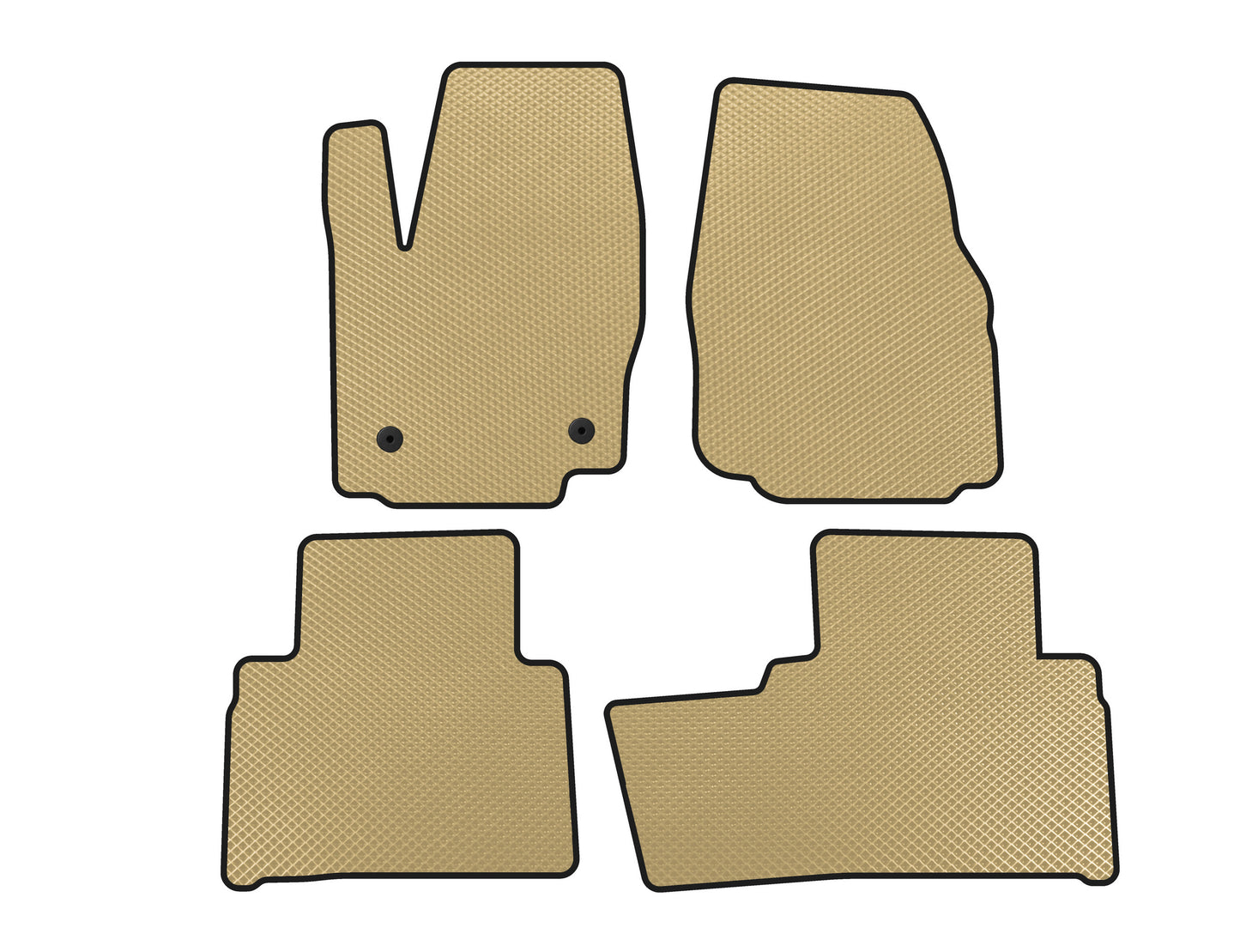 EVA Floor Mats (2 Rows, Beige) for Ford Galaxy 2007-2015 - image 1