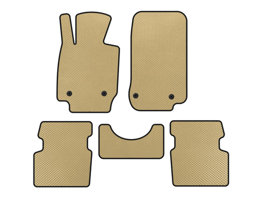 EVA Floor Mats (2015-2018, AWD, Beige) for Mazda CX-3 2015- - image 1