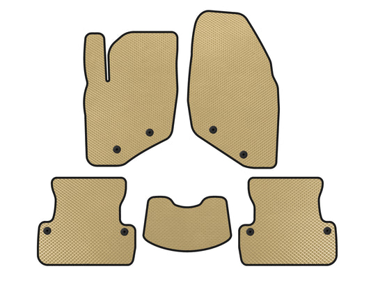 EVA Floor Mats (SD, Beige) for Volvo S60 2000-2009 - image 1