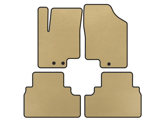 EVA Floor Mats (Beige) for Kia Venga 2010-2019 - image 1