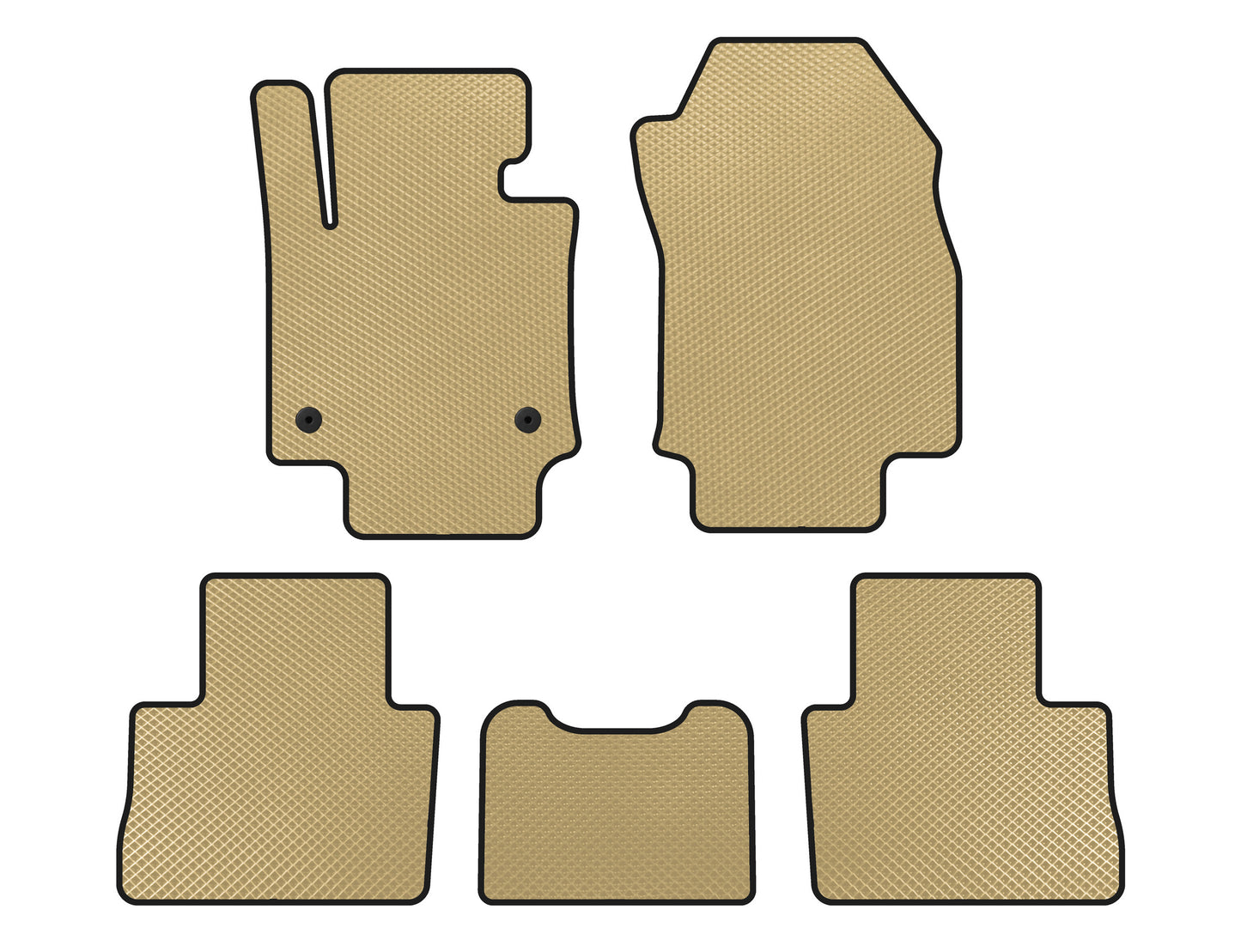 EVA Floor Mats (Beige) for Toyota Rav 4 2019- - image 1