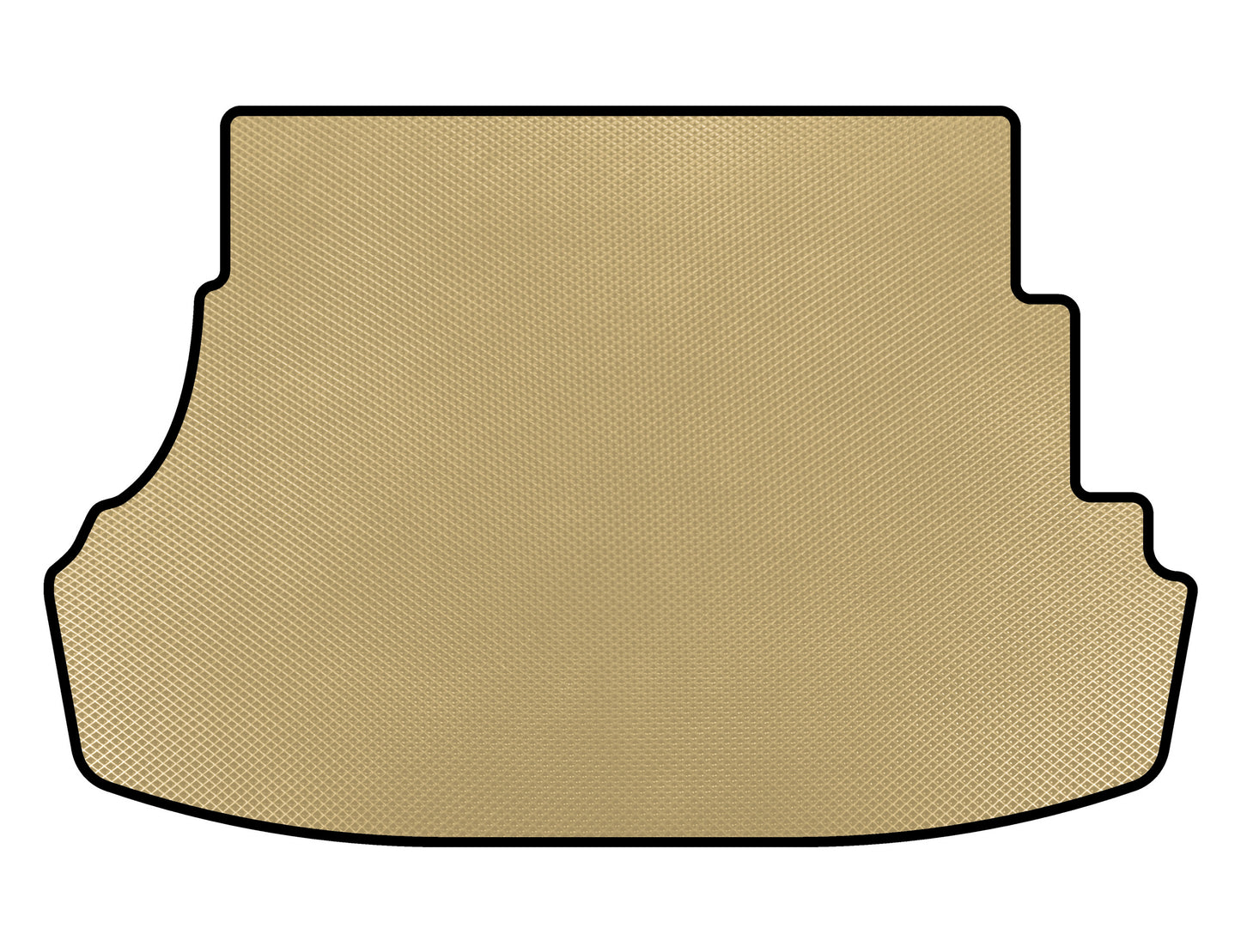 EVA trunk mat (SD, Beige) for Hyundai Accent 2017-2023 - image 1