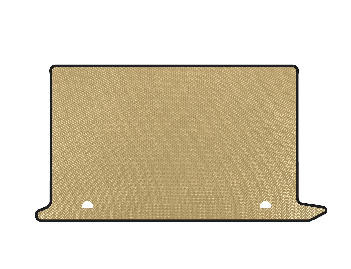 Trunk mat v2 (Beige) for Fiat Doblo II 2010-2022 - image 1