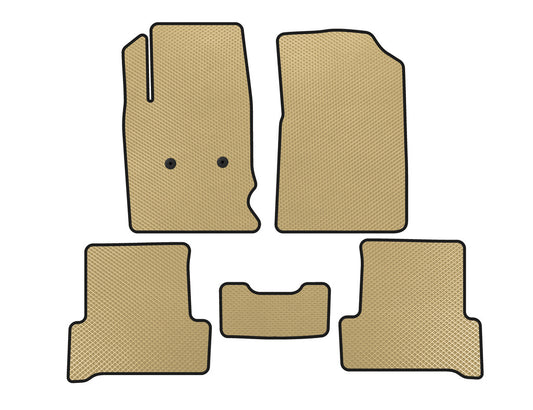 EVA Floor Mats (Beige) for Chevrolet Colorado 2012–2022 2012-2022 - image 1