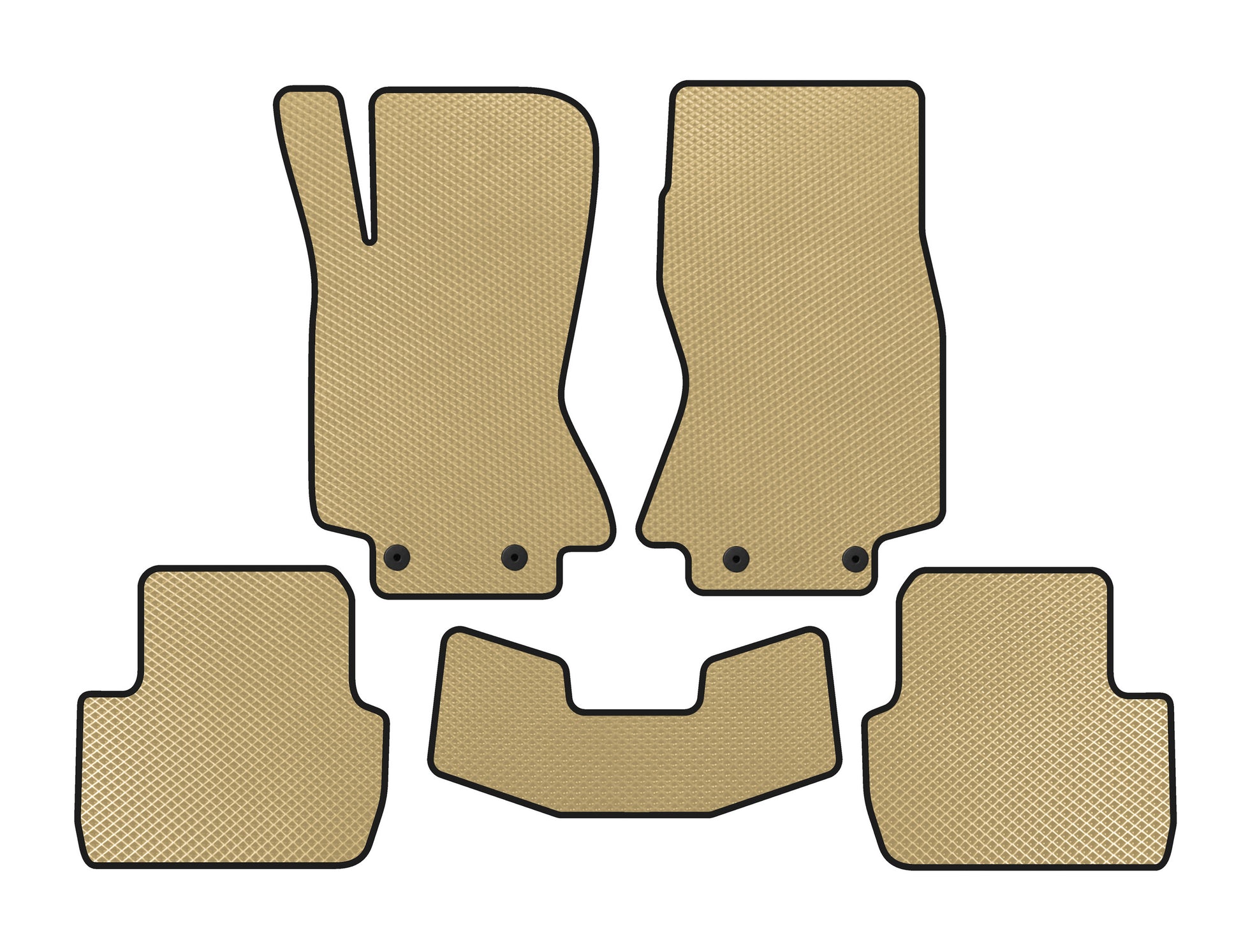 EVA Floor Mats (Beige) for Jaguar S-Type 1999-2008 - image 1