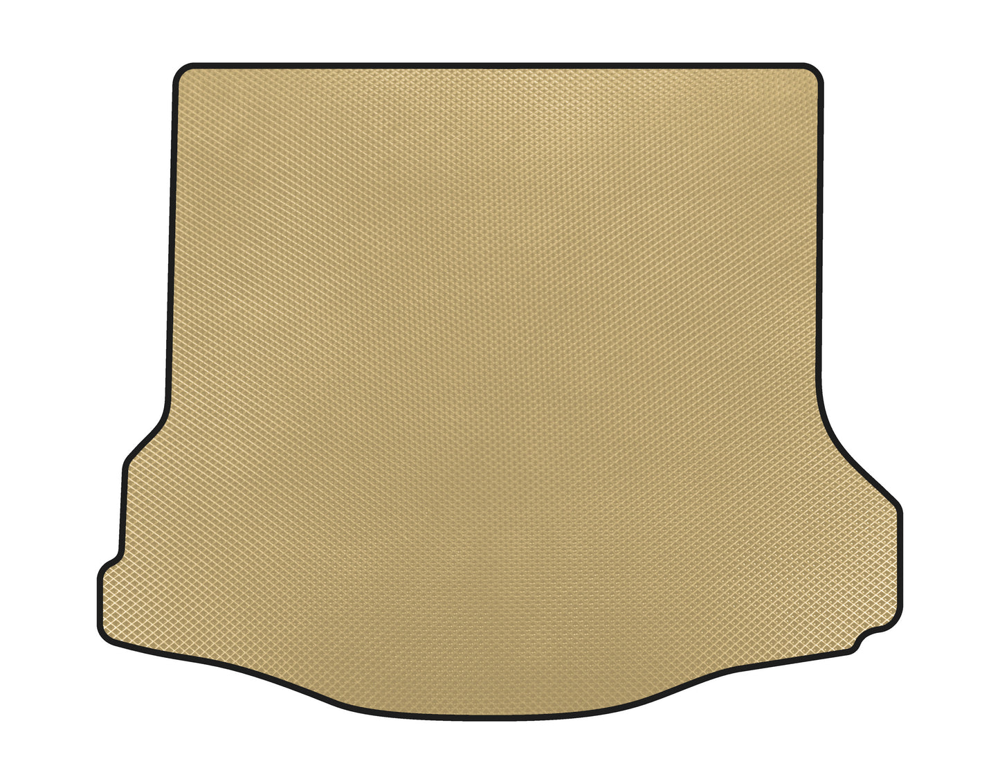 Trunk Mat (2011-2014, SD, USA, Beige) for Ford Focus III 2011-2017 - image 1