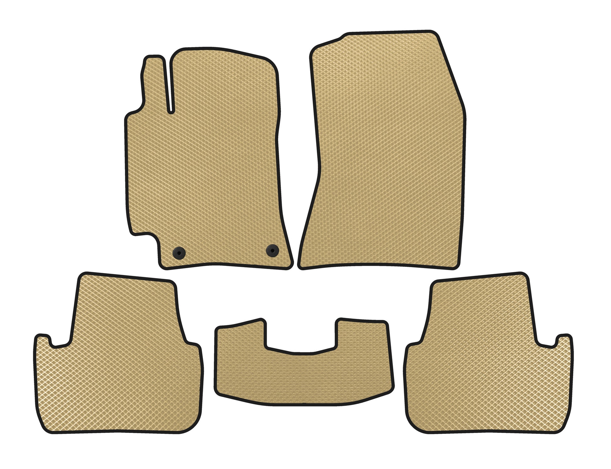 EVA Floor Mats (Beige) for Lexus IS 1998-2005 - image 1