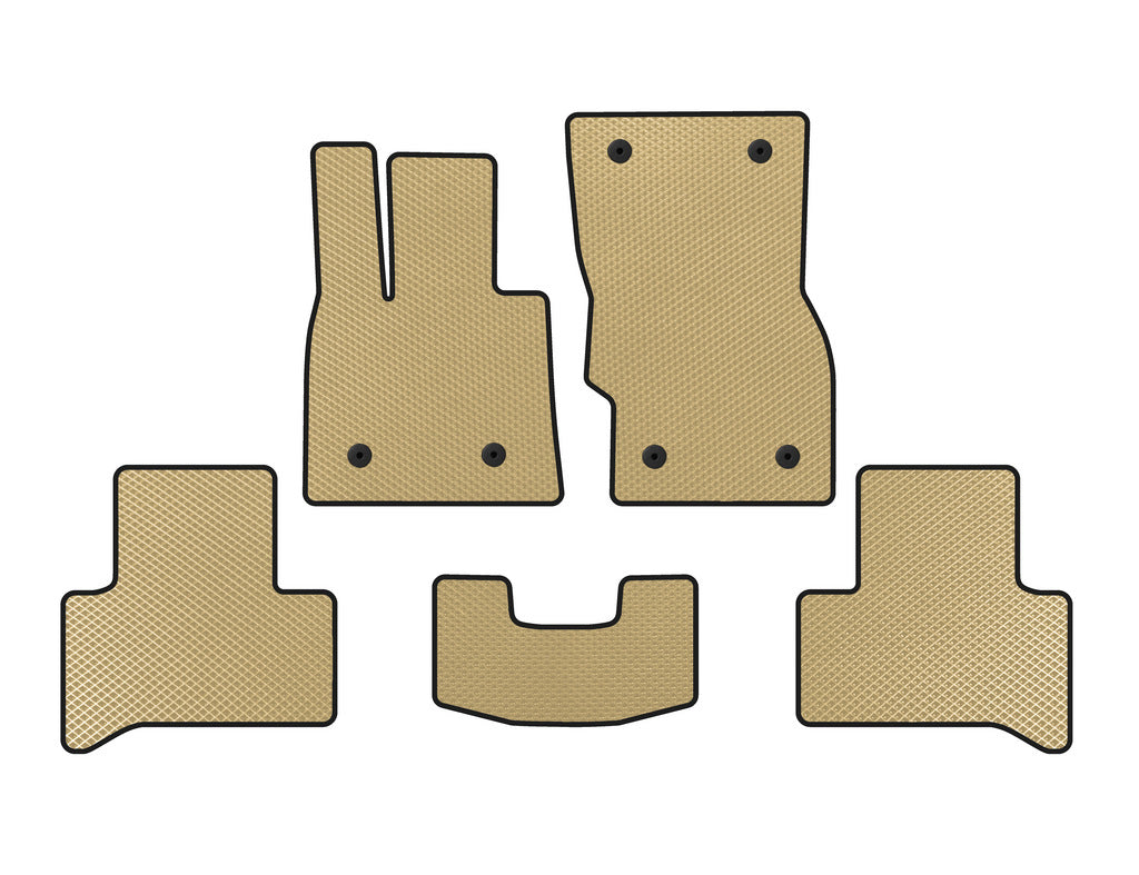 EVA Floor Mats (Beige) for Alfa Romeo Stelvio 2016- - image 1