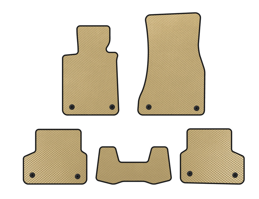 EVA Floor Mats (For G30, Beige) for BMW 5 Series G30/31 2017-2023 - image 1