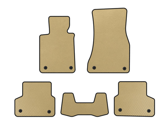 EVA Floor Mats (For G30, Beige) for BMW 5 Series G30/31 2017-2023 - image 1