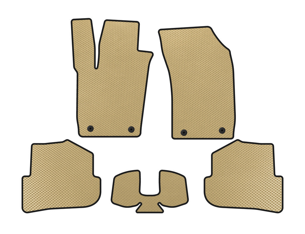 EVA Floor Mats (HB, 3-Door, Beige) for Audi A1 2010-2018 - image 1
