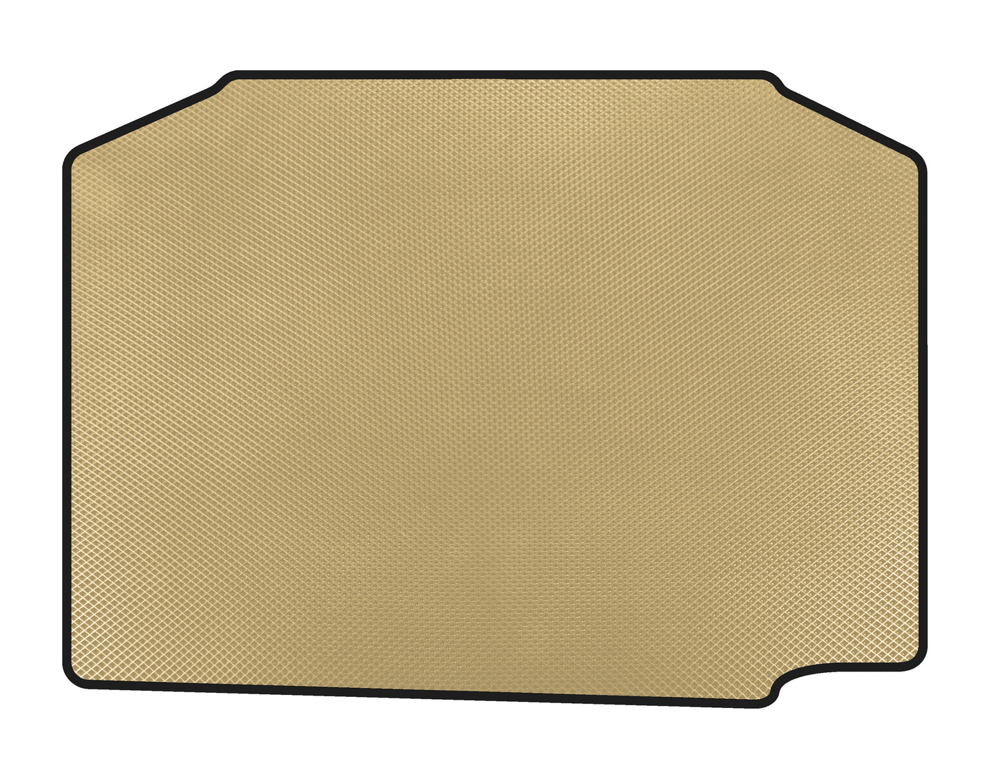 Trunk Mat EVA (HB, Beige) for Skoda Fabia 2007-2014 - image 1
