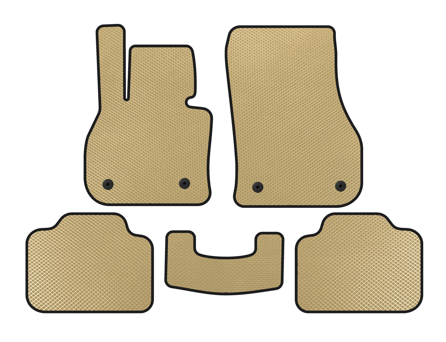 EVA Floor Mats (Beige) for Mini Countryman F60 2017-2023 - image 1