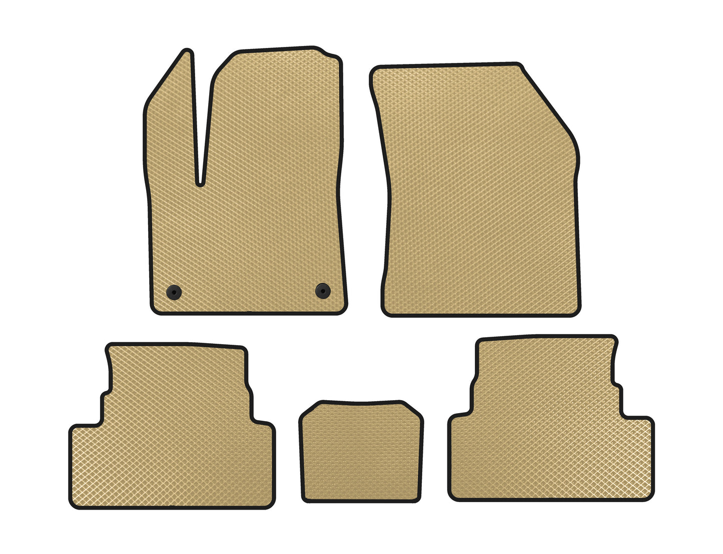 EVA Floor Mats (Beige) for Peugeot 3008 2016-2023 - image 1