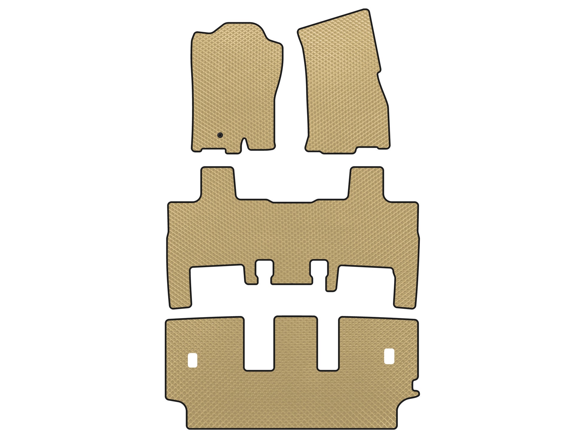 EVA Floor Mats (2007-2014, Beige) for Ford Expedition 2007-2017 - image 1