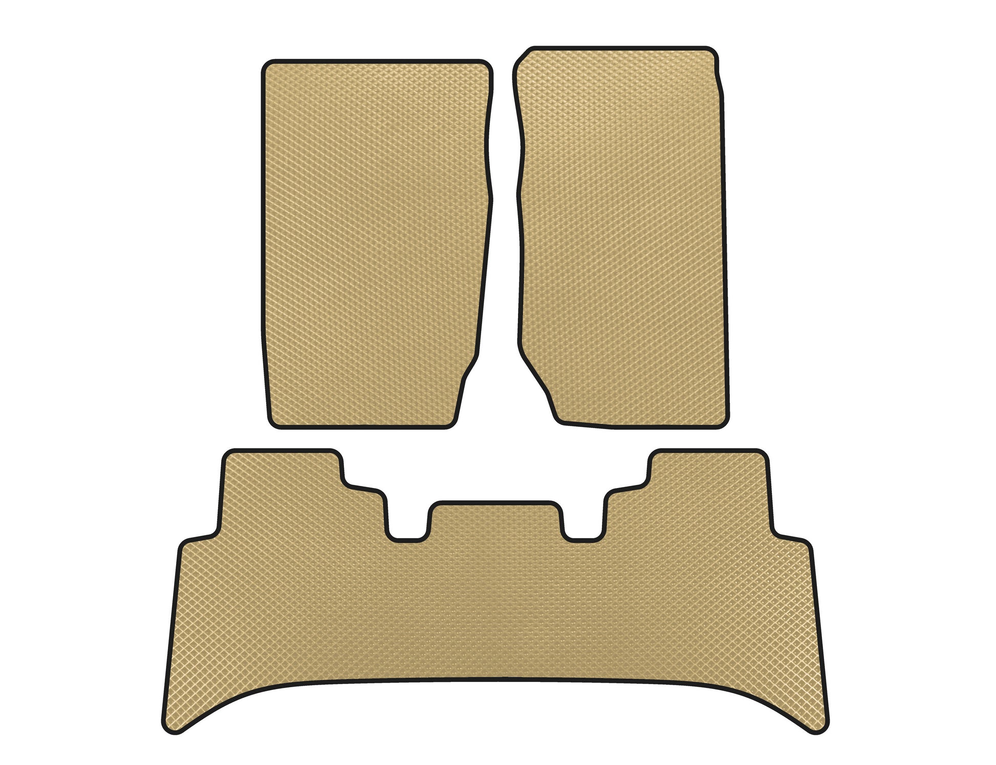 EVA Floor Mats (Beige) for Range Rover II P38A 1997-2002 - image 1