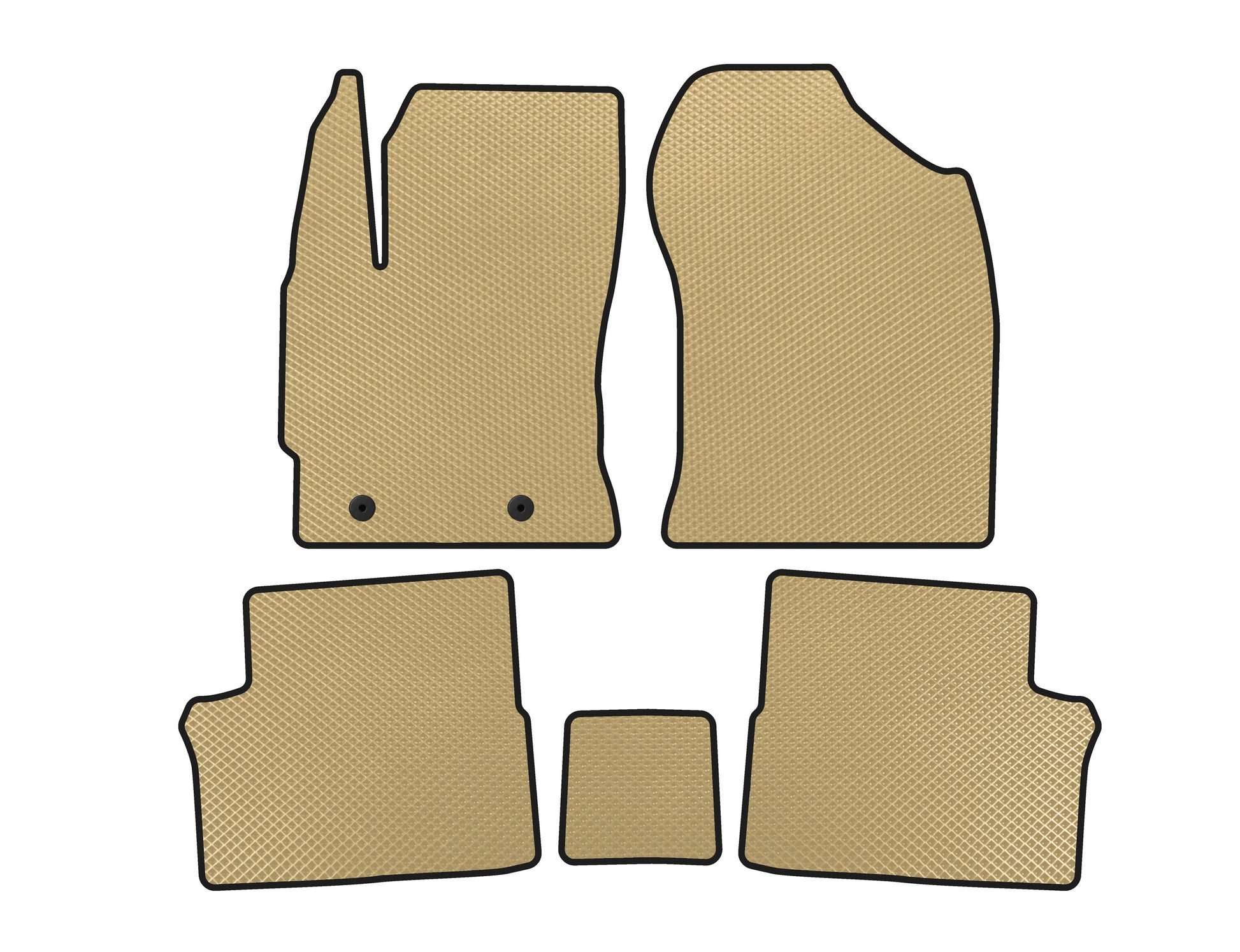 EVA Floor Mats (Beige) for Toyota Auris 2012-2018 - image 1