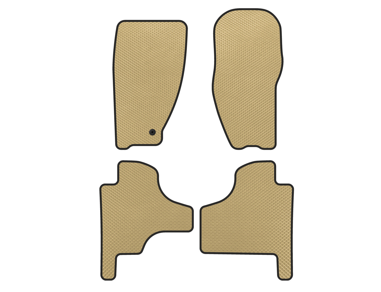 EVA Floor Mats (Beige) for Jeep Cherokee/Liberty 2007-2013 - image 1
