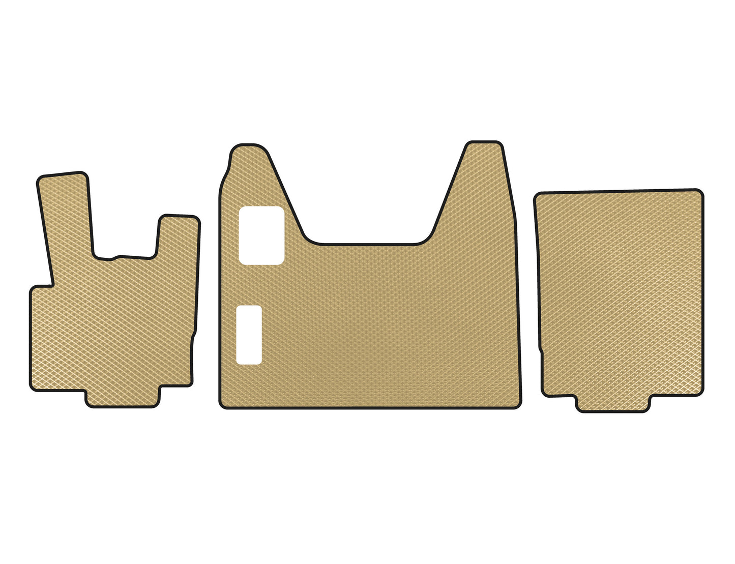 EVA mats (Beige) for DAF XF95 2002-2006 - image 1