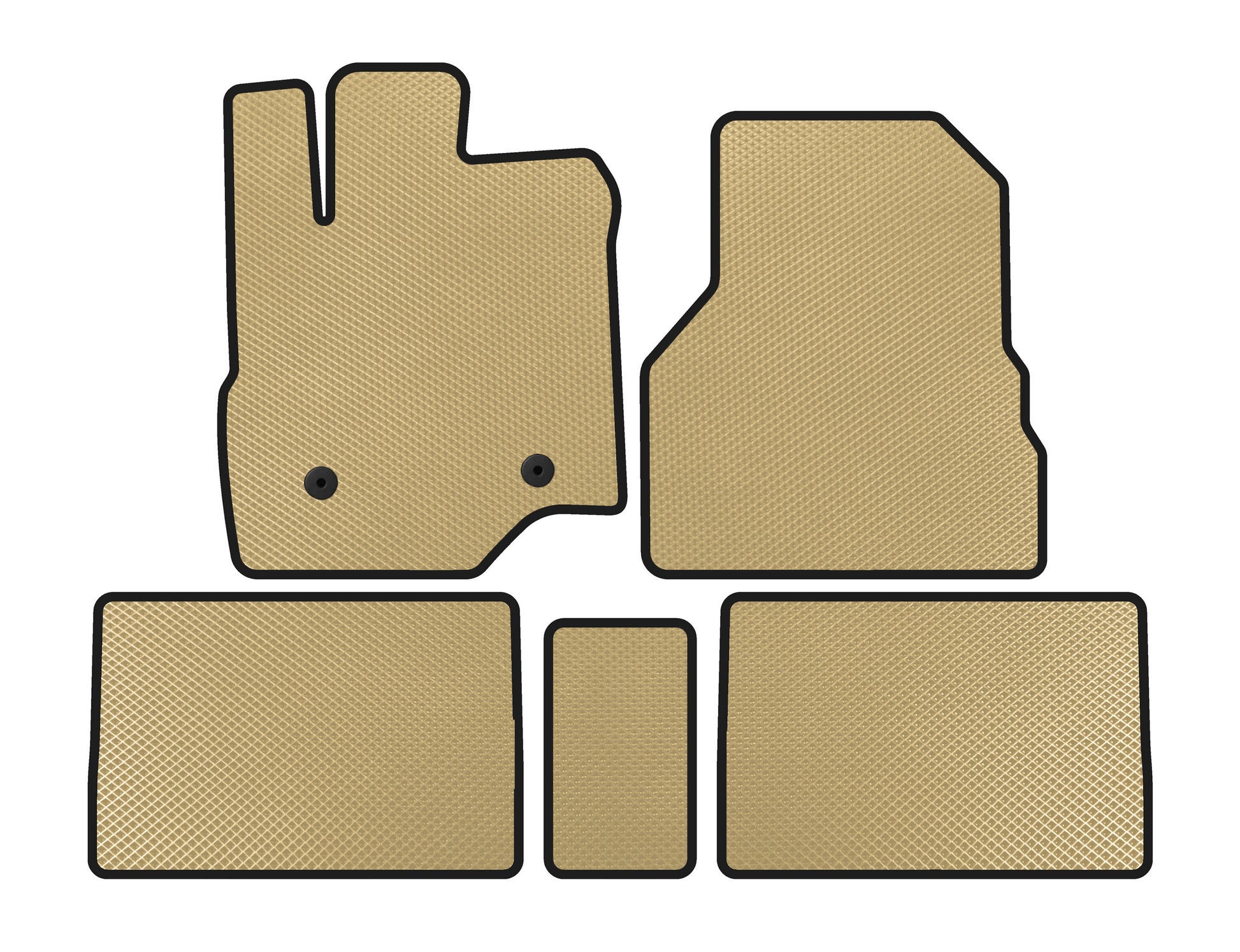 EVA Floor Mats (Beige) for GMC Terrain 2009-2017 - image 1