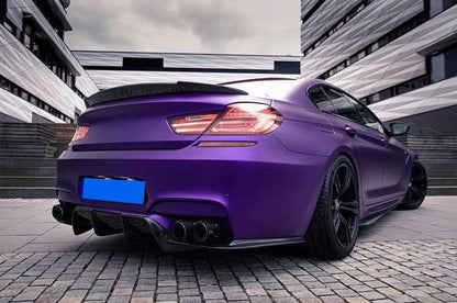 Rear Bumper Diffuser 3Pcs/set Carbon Fiber V1 (for M6) for BMW 6 F12/F13/F06 2011-2015 - image 11