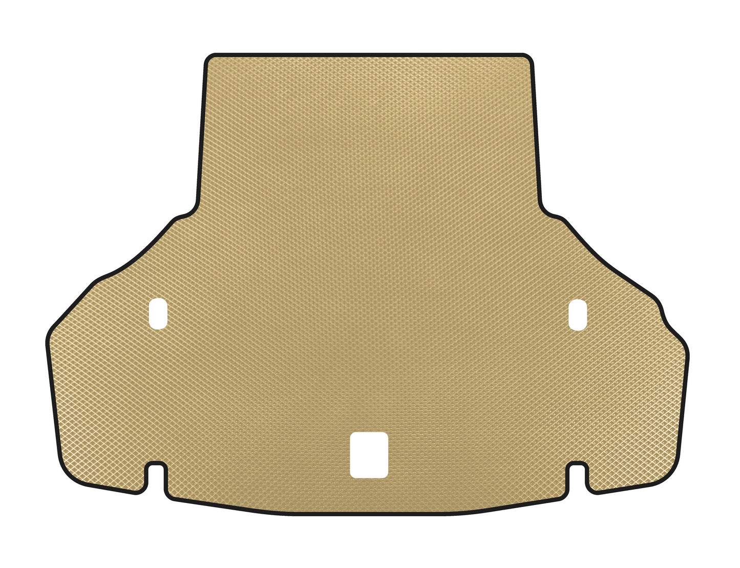 Trunk mat (2007-2009, SD, Not all-wheel drive, USA, Beige) for Lexus LS 2007-2017 - image 1